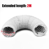 Portable Air Conditioner Exhaust Hose Tube 6 Inch Diameter 79 Inch Length Vent Hose