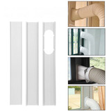 3pcs 1.9m Adjustable Window Slide Kit Plate Air Conditioner Wind Shield For Portable Air Conditioner