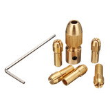 Drillpro 8pcs 0.5-3mm Small Electric Drill Bit Collet Twist Drill Chuck Tool for 3.17/5.05mm Shank