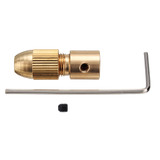 Drillpro 8pcs 0.5-3mm Small Electric Drill Bit Collet Twist Drill Chuck Tool for 3.17/5.05mm Shank