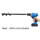 57x8cm Auger Earth Planter Drill Bit Post Hole Digger Bit for Garden Planting Machine