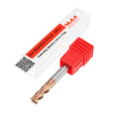 Drillpro 1-8mm 4 Flutes HRC58 End Mill Cutter AlTiN Coating Carbide End Mill Cutter CNC Tool