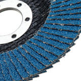 Drillpro 10Pcs 115mm 4.5 Inch Premium Zirconia Flap Disc Grinding Wheel 40-120 Grit Angle Grinder Disc