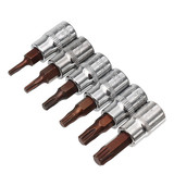Drillpro 1/4 Inch Drive Sockets Set S2 Alloy Metric Screwdriver Bit Sockets Hex/Slotted/Phillips/Pozi/Torx