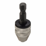 1/4 Inch Hex Shank Keyless Drill Chuck Quick Change Adapter Converter 0.3-3mm