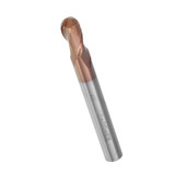 Drillpro R0.5-3mm 2 Flutes Ball Nose HRC58 AlTiN Coating End Mill Cutter Tungsten Carbide CNC Tool