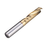 22mm Titanized End Milling Cutter Single Flute Spiral Bit for Metalwork