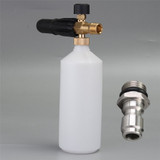 1L Pressure Washer Snow Foam Cannon Lance Bottle 1/4 Inch Quick Release With M22 Connector