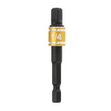 Drillpro 3Pcs Power Screwdriver Extension Bar Adapter Black Anti-rust Coating Power Tool Bits