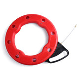 4mm x 30M Fiberglass Cable Tape Fish Tape Reel Puller Conduit Ducting Rodder Wire Cable (30M)