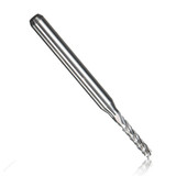 Drillpro DB-M10 10pcs 3.175x2mm Carbide End Mill Engraving Bits for CNC PCB Machinery Rotary Burrs
