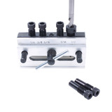 Woodworking Self Centering Doweling Jig Aluminum Alloy Dowel Drill Guide