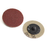 40pcs 2 Inch Roll Lock Sanding Disc 40/80/120/240 Grit Abrasive Tool With Mandrel
