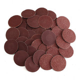 40pcs 2 Inch Roll Lock Sanding Disc 40/80/120/240 Grit Abrasive Tool With Mandrel