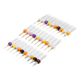 Drillpro 10pcs Titanium Coated Tungsten Carbide Micro PCB Drill Bits Set for PCB Circuit Board