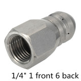 3/8 Inch 1/8 Inch 1/4 Inch High Pressure Drain Hose Nozzle Sewer Cleaning Jetter Nozzle