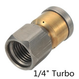 3/8 Inch 1/8 Inch 1/4 Inch High Pressure Drain Hose Nozzle Sewer Cleaning Jetter Nozzle