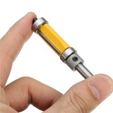1/4 Inch Shank Pattern Flush Trim Router Bit Top And Bottom Bearing Router Bit