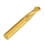 Drillpro 6mm Shank 2 Flutes Ball Nose End Mill Cutter 15/17/22mm Titanium Coated CNC Cutting Tool
