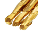 Drillpro 6mm Shank 2 Flutes Ball Nose End Mill Cutter 15/17/22mm Titanium Coated CNC Cutting Tool