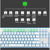 Silent 2.4GHz Wireless Backlit Keyboard and Mouse Combo Set for Desktop Computer Laptops