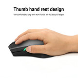Zerodate T26 Wireless Rechargeable Mouse 2400dpi Type-c Charging Optical Mice for PC Office Gaming