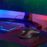 Zerodate T26 Wireless Rechargeable Mouse 2400dpi Type-c Charging Optical Mice for PC Office Gaming