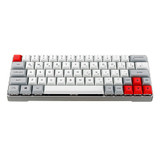 GK64 Aluminum Alloy Case PBT Keycaps Gateron Switch Hot Swappable RGB Mechanical Keyboard