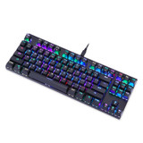 Motospeed CK101 87 Key NKRO RGB Backlit Mechanical Gaming Keyboard Outemu Red Blue Switch