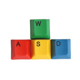 4Pcs a Set OEM Profile RGBY Color PBT Dyesub Keycaps WASD Arrow Key Keycap Set