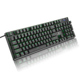 E-element Z88 104 Key NKRO USB Wired RGB Backlit Mechanical Gaming Keyboard Outemu Blue Switch (Black)