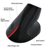 HXSJ A889 2.4GHz Wireless Rechargeable Vertical Gaming Mouse Ergonomic Design 2400DPI Mice HXSJ A889 2.4GHz Wireless Rechargeable Vertical Gaming Mouse Ergonomic Design 2400DPI Mice
