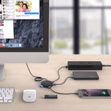 Orico HA4U 4-Port USB 3.0 OTG Hub USB Splitter with DC5V Micro USB Power Port