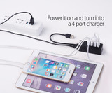 Orico W5P-U3 4 Ports USB 3.0 Desktop Hub Supports OTG Function with 5V Micro USB Power Port