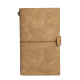 Vintage Leather Cover Notebook Diary Journals Agenda Blank Kraft Paper Sketchbook Handmade Gift