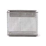 Wire Mesh Magnetic Storage Basket Tray Metal Desk Storage Organizer For Refrigerator Whiteboard
