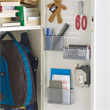 Wire Mesh Magnetic Storage Basket Tray Metal Desk Storage Organizer For Refrigerator Whiteboard