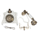 Vintage Telephone Swivel Plate Rotary Dial Antique Telephones Landline Phone For Office Home Hotel