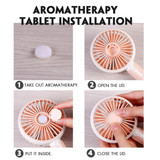 Rechargeable Mini USB Handheld Fan For Travelling Outdoor Office Creative  3 Speed Cooling Fan