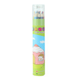 12 Pcs Cartoon Non Toxic Colored Pencil Set Children Painting Drawing Supplies
