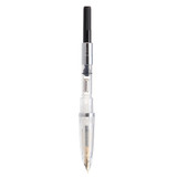 Classsic WingSung 613 Transparent Fountain Pen 0.5mm Fine Nib Smooth Writing School Office Supplies