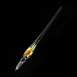 Vintage Glass Dip Ink Pen Fountain Pen Signature Pen With Ink & Gift Box Offices School Stationery