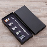 Crystal Glass Dip Pen Signature Pen Fountain Pens Offices School Stationery Gift Set Pen Ink Set