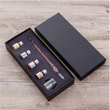 Crystal Glass Dip Pen Signature Pen Fountain Pens Offices School Stationery Gift Set Pen Ink Set