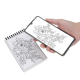 Elfinbook 2.0 Erasable Reusable Smart Memo Pad Notebook 6.54 x 4.09-inch Notepad With Reusable Pen