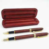 Creative 0.5mm Fine Nib Maple Fountain Pen Signing Pen With Wooden Pen Box For Writing Stationery