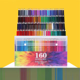 120/136/160 Colors Pencils Set Professional Artist Painting Pencil For Drawing Sketch Art Stationery