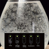 Weather Forecast Crystal Bottle Transparant Water Drop Storm Glass Home Office Decorations