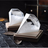 Weather Forecast Crystal Bottle Transparant Water Drop Storm Glass Home Office Decorations