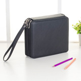 120 Slots Pencil Case Cosmetic Makeup Bag Storage Travel Zipper Pouch Student Stationery Drawing Pen
